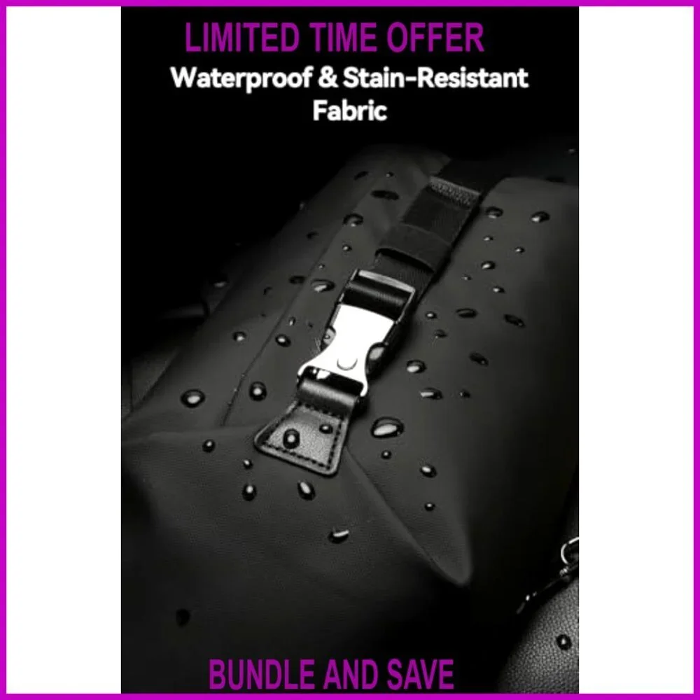 Microfiber Sling Bag with Water-Repellent Exterior for Commuting